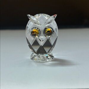 Swarovski Crystal Owl Figurine